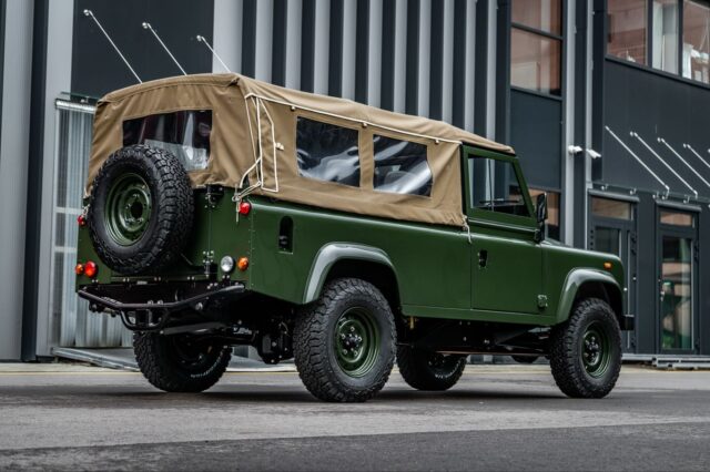 We’re finally excited to reveal our latest project - a 1983 Land Rover 110 (One Ten), the very first year of Defender lineage, completely reborn from the ground up.This nut-and-bolt restored 3-Door Hard Top has been reimagined as the ultimate OEM+ Beach Runner, staying true to its origins while turning up the performance and style in every detail.Under the bonnet, the original matching-numbers 3.5L V8 now breathes new life — rebuilt with high-compression pistons, a performance cam, edelbrock 500 cfm carburetor, and an uprated intake manifold. The result? Classic Rover soul with a sharper, more spirited edge.Finished in timeless bronze green over denim twill seating for eight, it captures everything we love about early Land Rovers - mechanical honesty, utilitarian charm, and a touch of adventure.📍 Titled and located in Connecticut, USAStay tuned - we’ll be diving deeper into the details of this build soon.#landrover #landrover110 #defender110 #landroverdefender #classiclandrover #v8landrover #landroverlife #landroverheritage #restoredlandrover #classic4x4 #v8defender #defenderbuild #oemplus #beachrunner #bronzegreen #defenderclassic #british4x4 #carrestoration #automotivedesign #collectorcars #classiccarbuild #vintage4x4 #landroverproject #handbuilt #restomod #classictruck #samuellloydandco #connecticutcars #britishicons #defendernation