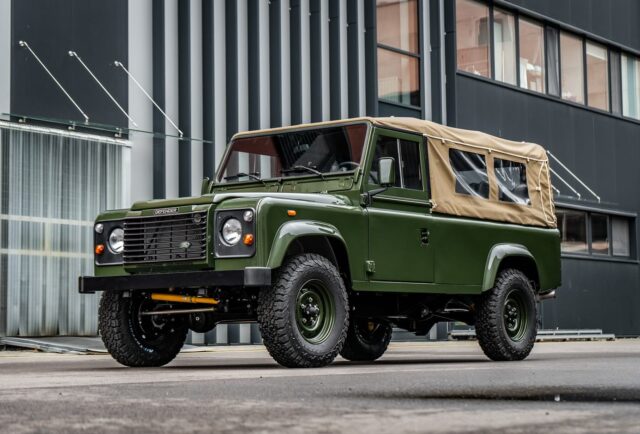 It all starts with the heart — the original 3.5L Rover V8, now performance-built and breathing through an Edelbrock 500 CFM carburettor.
Instant throttle response, deep exhaust note, and the unmistakable mechanical feel that modern SUVs have long forgotten.This isn’t just a restored 110 — it’s a re-engineered one.
High-compression pistons, a performance camshaft, and uprated intake manifold transform the classic V8 into something truly alive.Paired with its short-wheelbase agility and lightweight 3-door setup, it feels raw, analog, and beautifully balanced — a proper old-school Land Rover, but sharper in every way.Finished in Bronze Green over Denim Twill, this One Ten is more than a truck — it’s a tribute to the era when driving was about connection, not convenience.📍Located in Connecticut, USA
📩 sales@samuellloydco.com
🌍 samuellloydco.com#landrover110 #defenderv8 #edelbrock #classic4x4 #v8landrover #landroverheritage #classicdefender #landroverlife #britishclassic #landroverrestoration #classiccarbuild #4x4nation #landroverlove #defender110 #v8power #landroverlegend #landroverclassic #defenderrestoration #bronzegreen #beachrunner #classiccarcollector #v8engine #drivetastefully #classiclandrover #restomod #samuellloydandco #defenderbuild #landroverpassion #britishengineering #v8